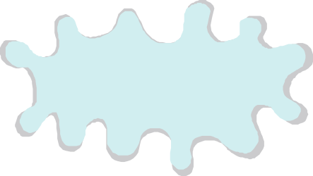Creative Blue Paint Splash Borders for Clipart Designs