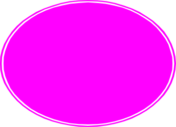 Pink Circle with White Outline Clipart - Vibrant Borders and Miscellaneous Designs