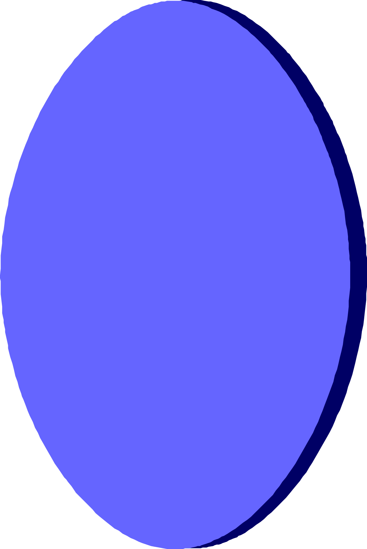 Blue Circle on Black Background - Stunning Clipart Design for Versatile Use