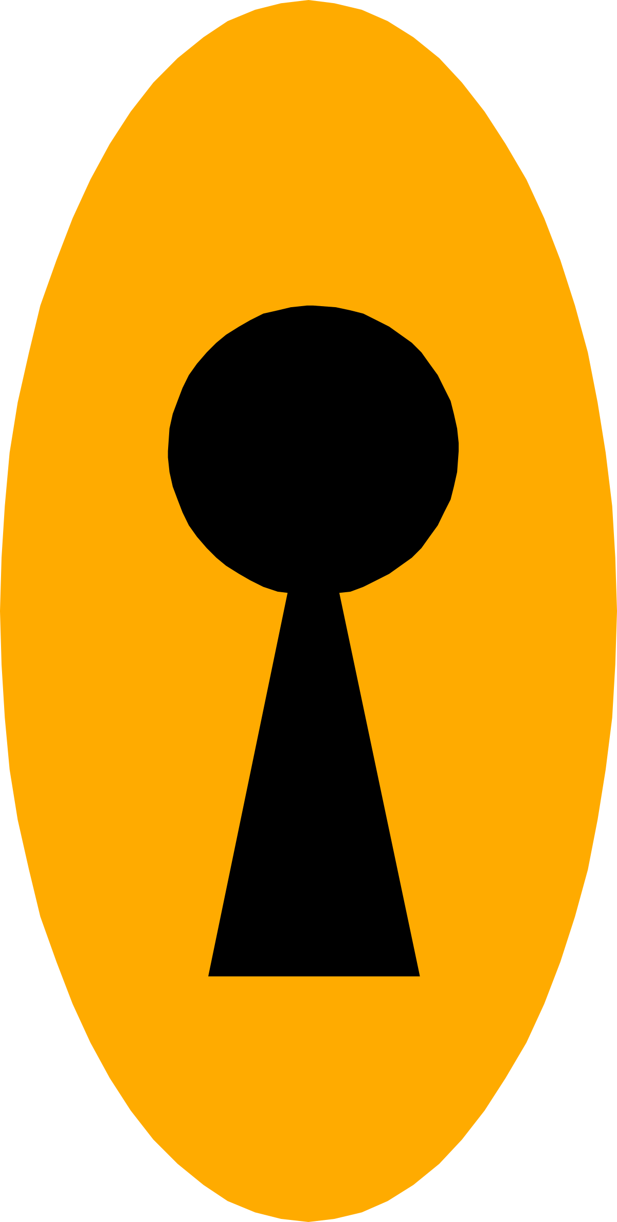 a yellow keyhole icon clip art png transparent Yellow Keyhole Icon Clipart - Decorative Borders and Miscellaneous Designs
