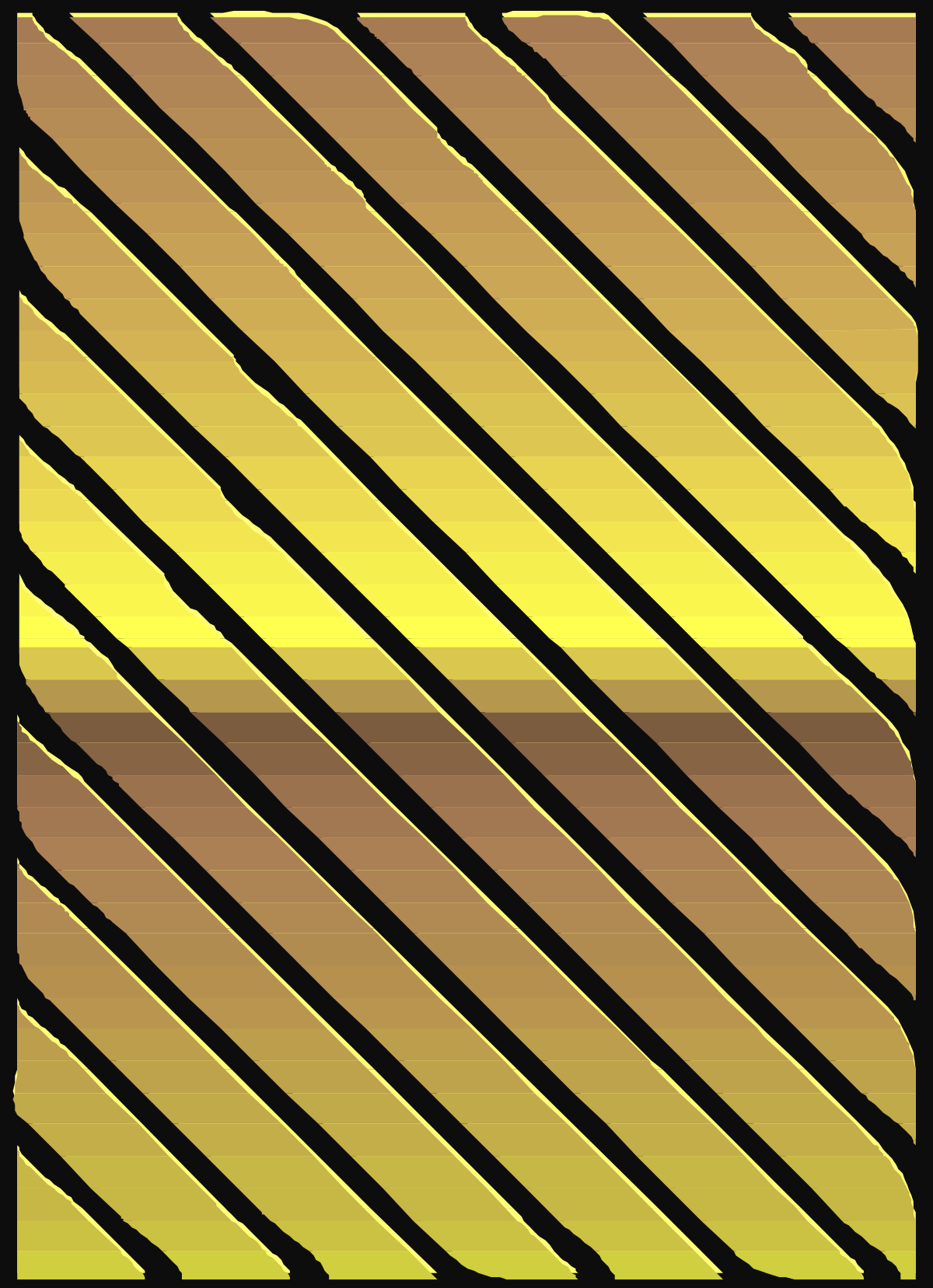 Yellow and Brown Striped Pattern Clipart - Versatile Borders and Miscellaneous Designs