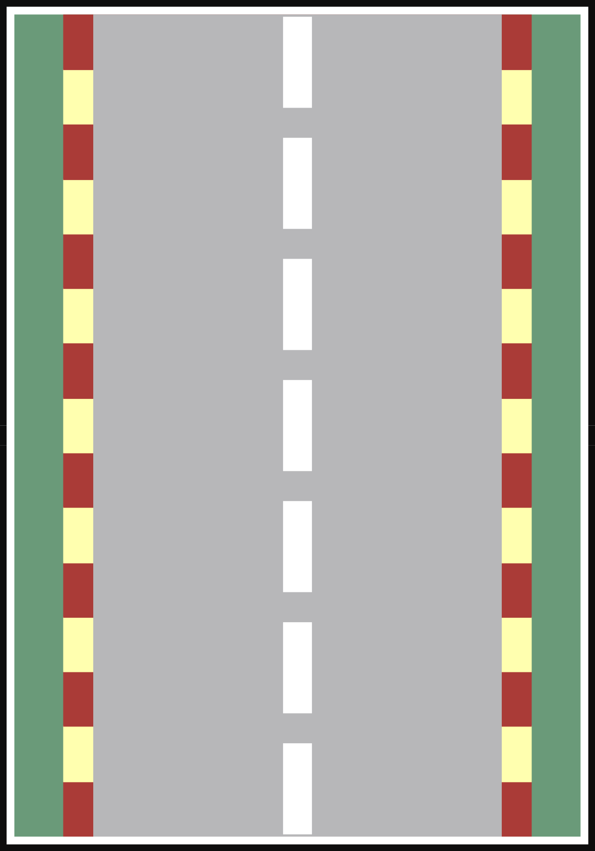 a road with two lanes and a red stripe clip art png transparent Road Clipart with Two Lanes and Red Stripe for Business Use