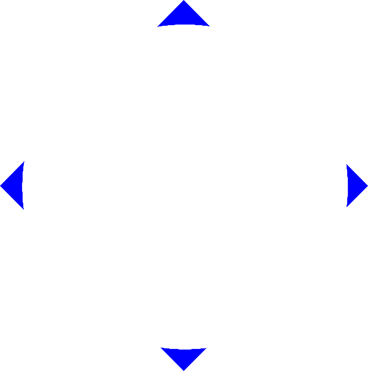 Circle with Three Arrows - Dynamic Clipart Design