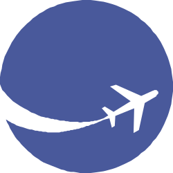 A Plane Flying in the Sky - Business Clipart Borders