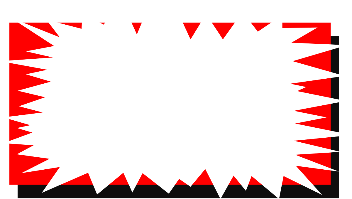 Red and White Speech Bubble Clipart for Business Communication