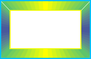 Bright Yellow Square Border Clipart for Creative Designs