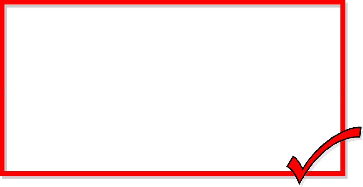 Red Frame with White Border Clipart for Business and Design