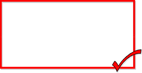 Red Frame with White Border Clipart for Business and Design