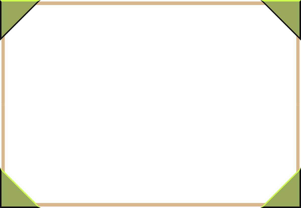 a green frame with a black background clip art png transparent Borders for Business Use: Green Frame with Black Background Clipart