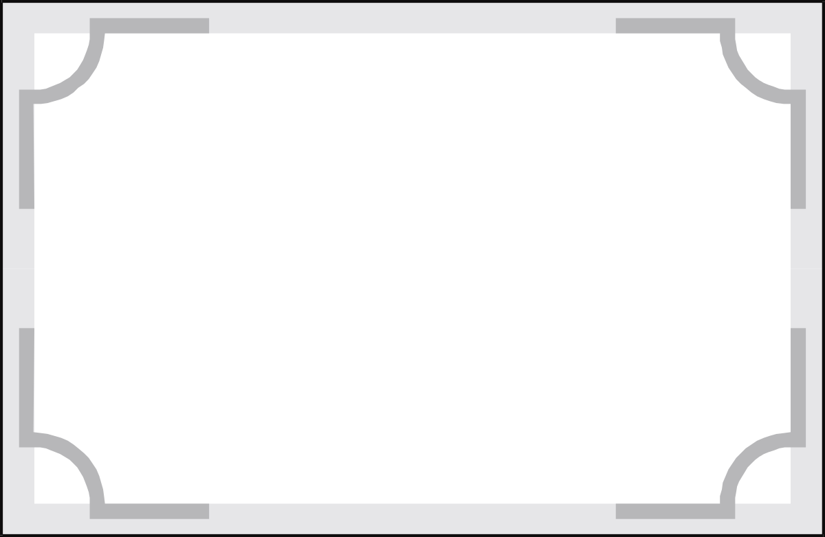 Blank Paper with Elegant White Border Clipart for Creative Designs