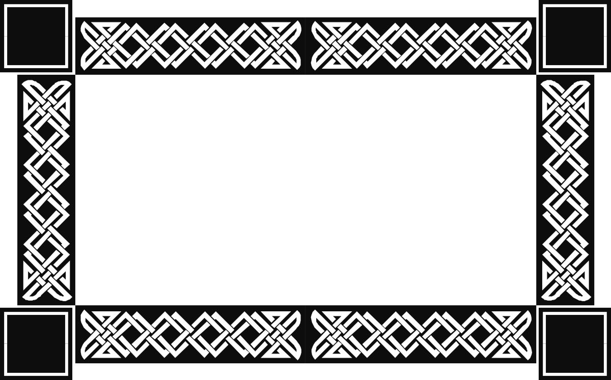 Celtic Border Vector - Stunning Clipart Frames for Creative Design