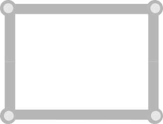 Elegant Black Background Square Frame Clipart for Business Borders