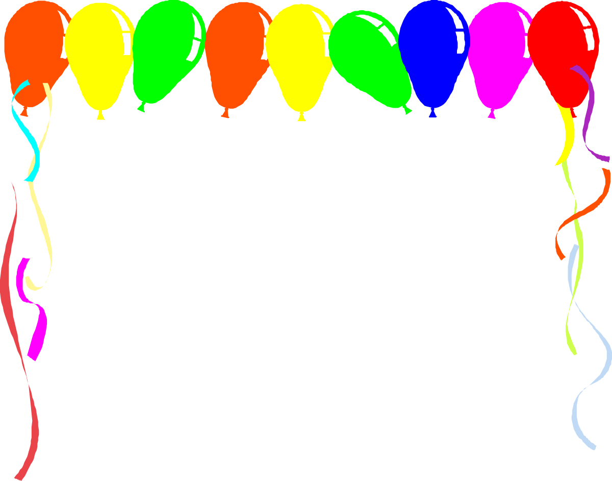 Colorful Balloons Clipart for Celebrations and Leisure