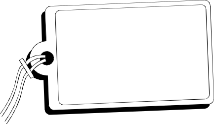 White Square Frame with Ribbon - Elegant Borders for Business Clipart