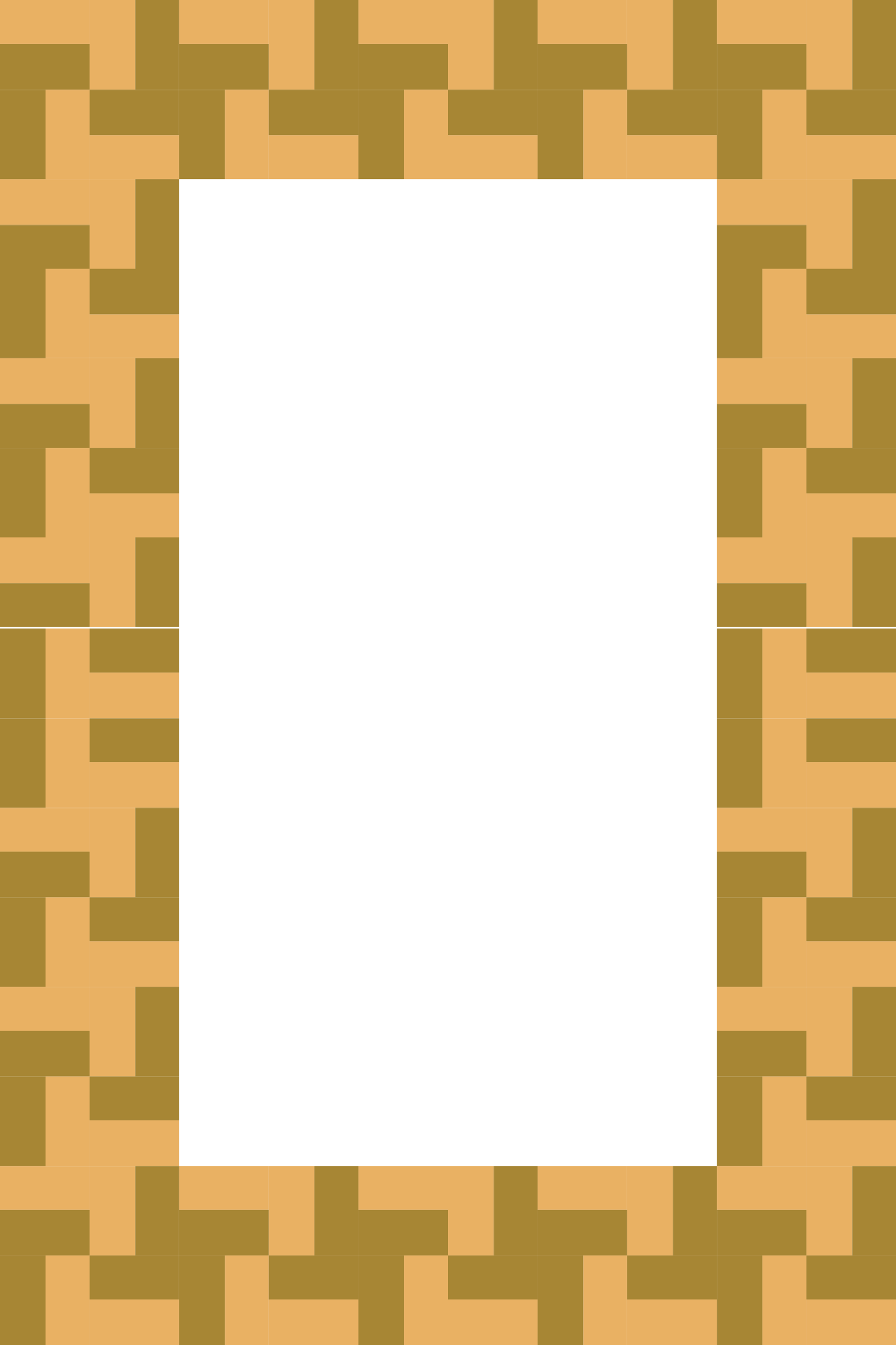 Black Square Pixel Pattern Clipart - Creative Borders and Miscellaneous Designs