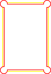 Red and Yellow Frame Clipart: Vibrant Borders for Creative Designs