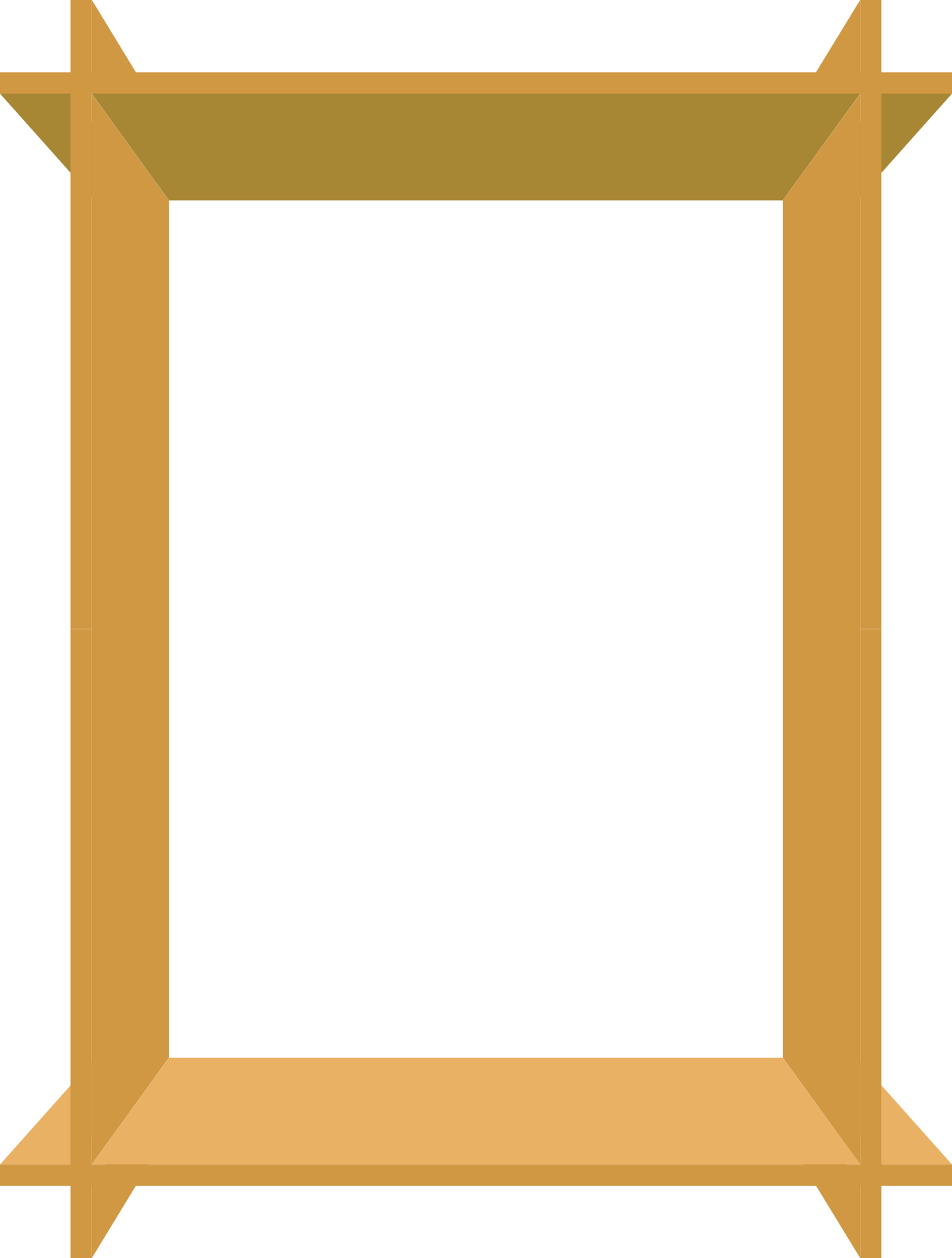 a gold frame clip art png transparent Gold Frame Clipart - Elegant Borders for Creative Designs