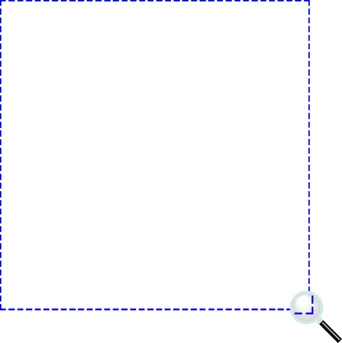 Business White Border Clipart on Black Background
