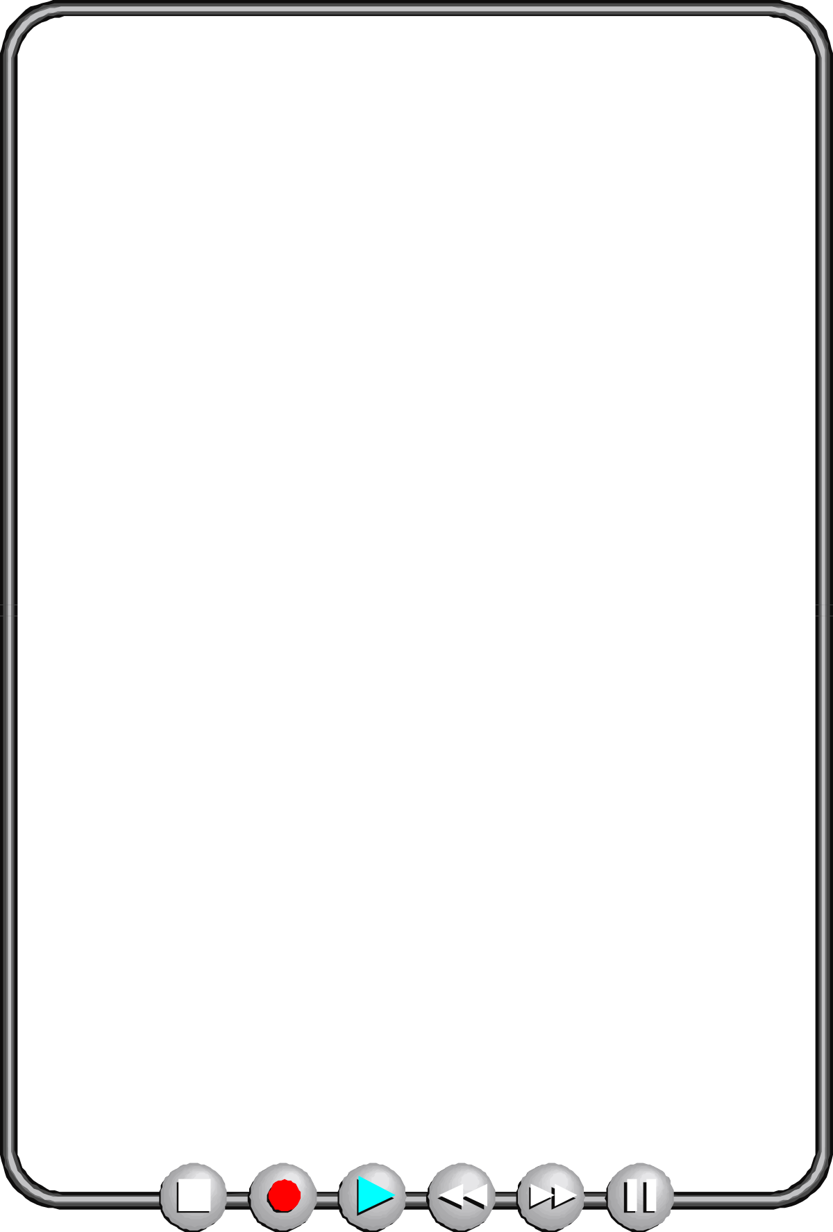 a black background with a white border and a red border clip art png transparent Black Background with Striking White and Red Borders Clipart for Business