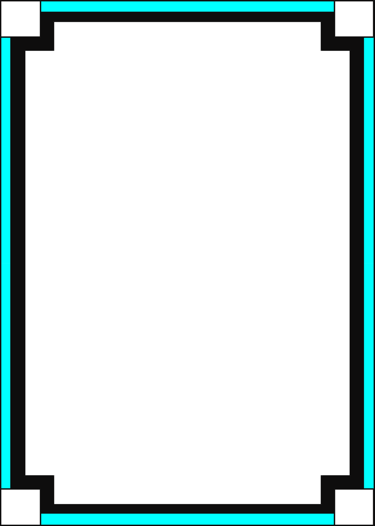 a square frame with a blue border clip art png transparent Blue Border Square Frame Clipart - Perfect for Creative Designs