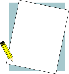 Business Borders Clipart - Pencil and Paper Design for Creative Projects