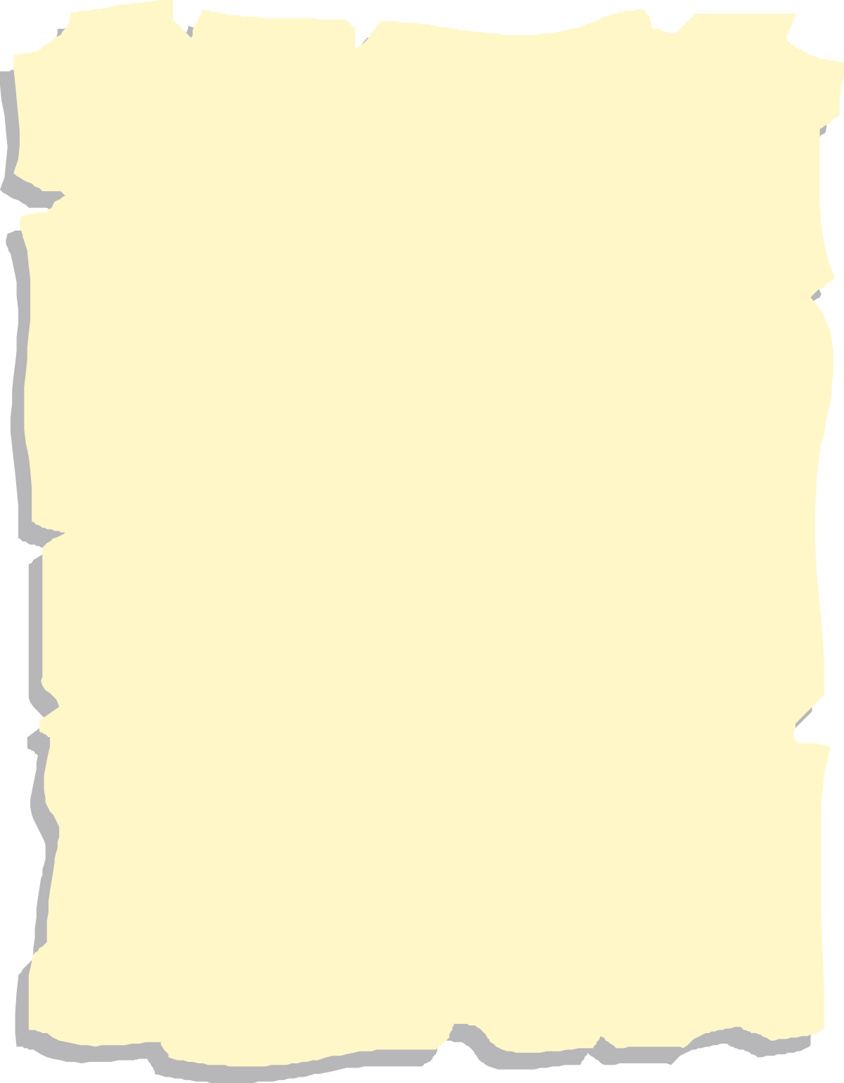 a piece of parchment paper clip art png transparent Elegant Borders for Business Use - Parchment Paper Clipart