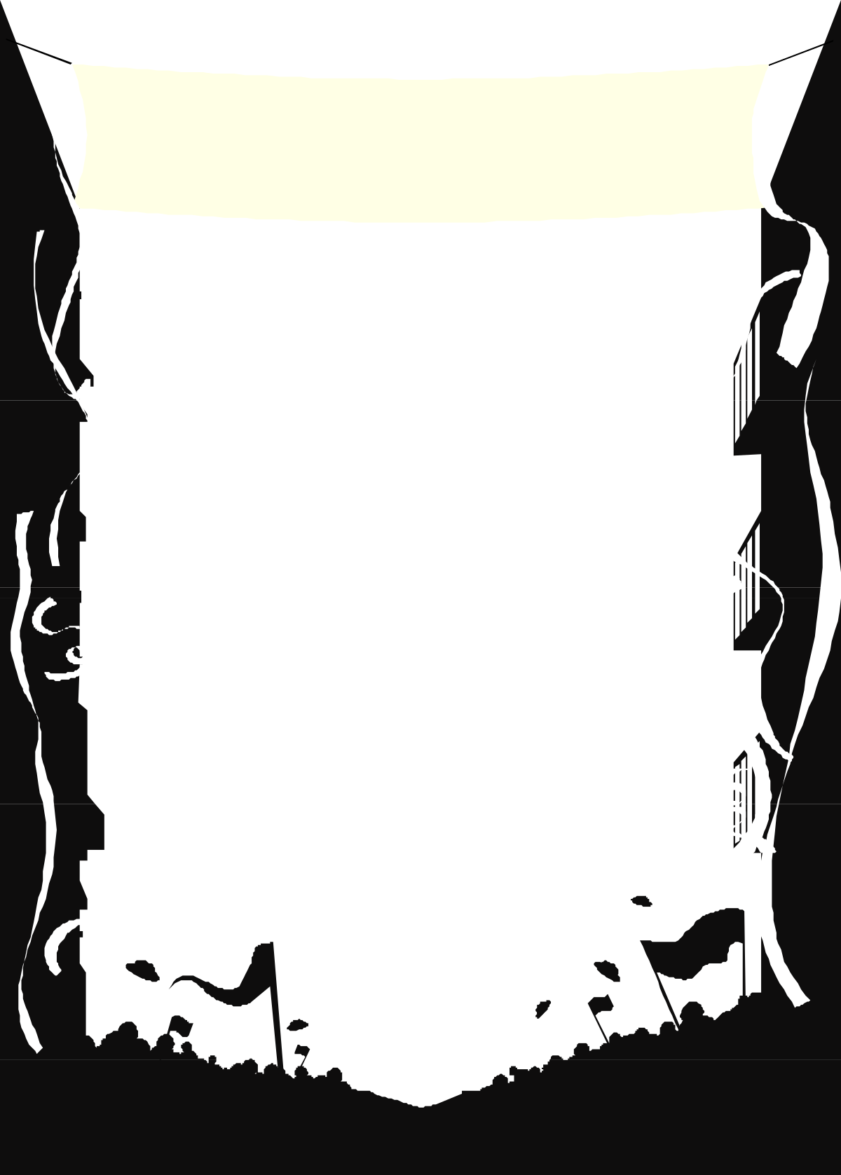 a black and white frame with a white border clip art png transparent Elegant Black and White Frame Clipart for Leisure Designs