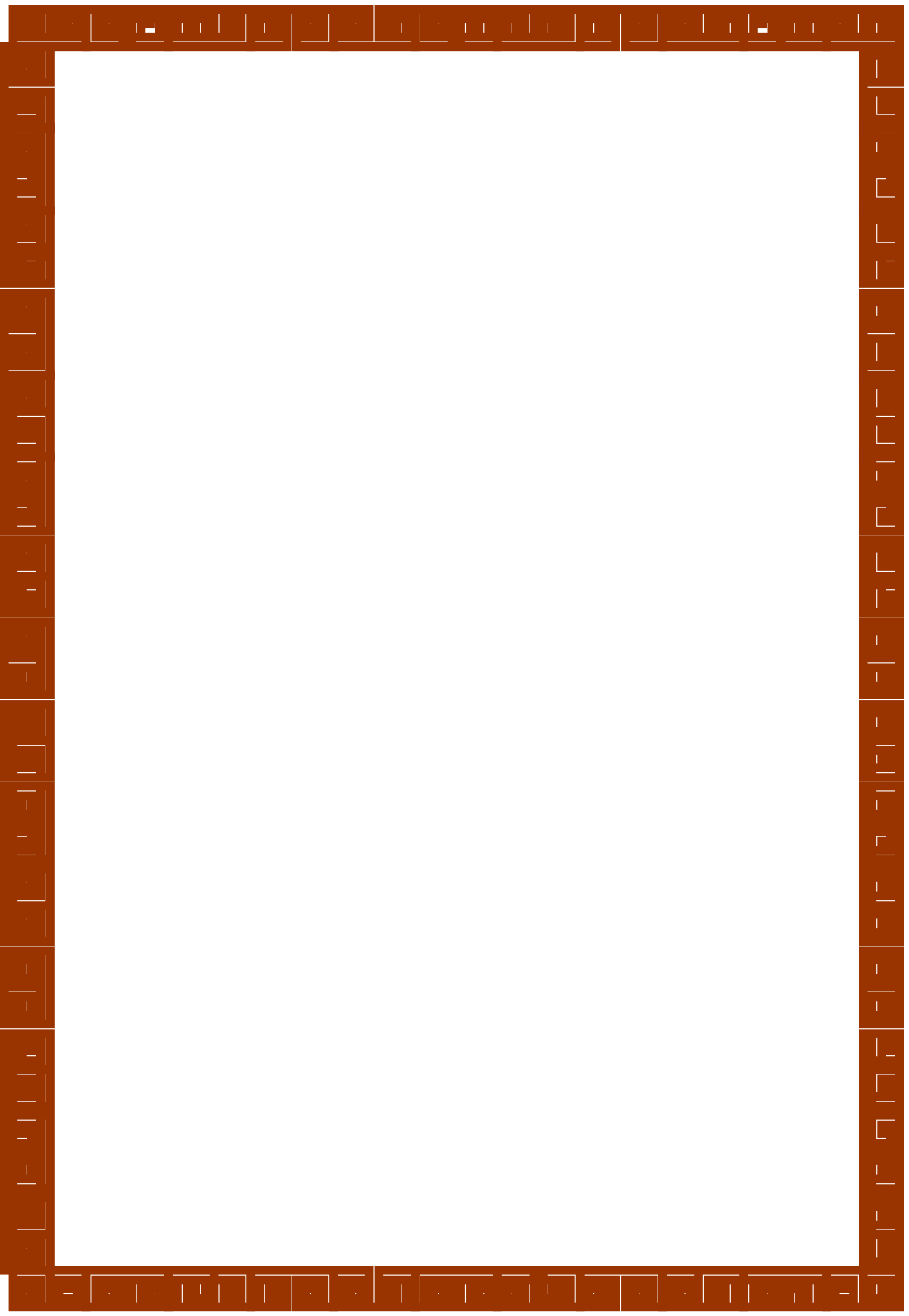 Square Frame Clipart on Black Background - Elegant Borders & Frames