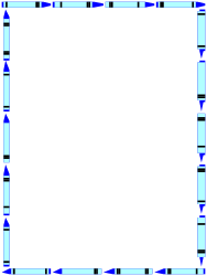 Elegant Square Frame Clipart with Black Background - Perfect for Leisure Designs
