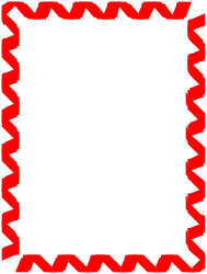 Red Border Square Frame Clipart for Creative Design