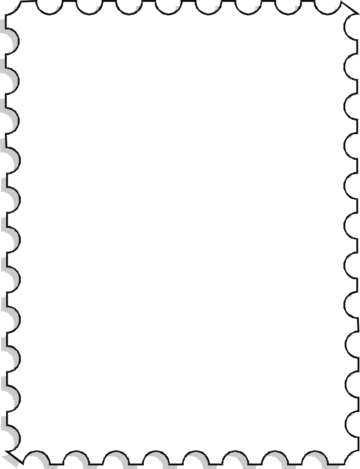 a black and white frame with a border clip art png transparent Black and White Frame Clipart - Elegant Borders for Business Use
