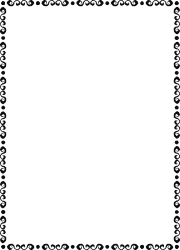 Elegant Decorative Black and White Frame Clipart for Creative Projects
