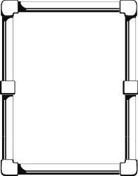 Black and White Photo Frame Clipart - Elegant Borders and Frames Design