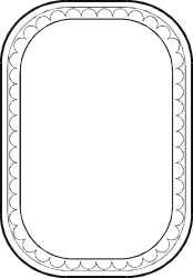 Black and White Decorative Frame Clipart - Elegant Borders for Creative Projects