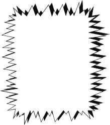 White Speech Bubble on Black Background - Versatile Clipart Design