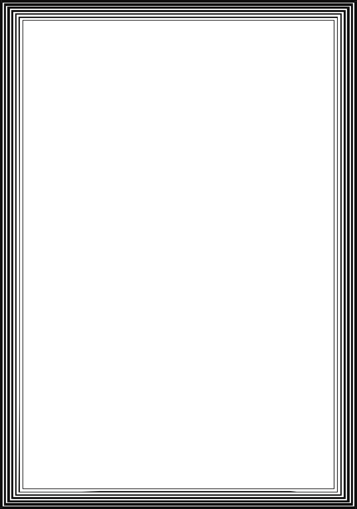 Black Square Frame with White Border Clipart - Elegant Design for Any Project
