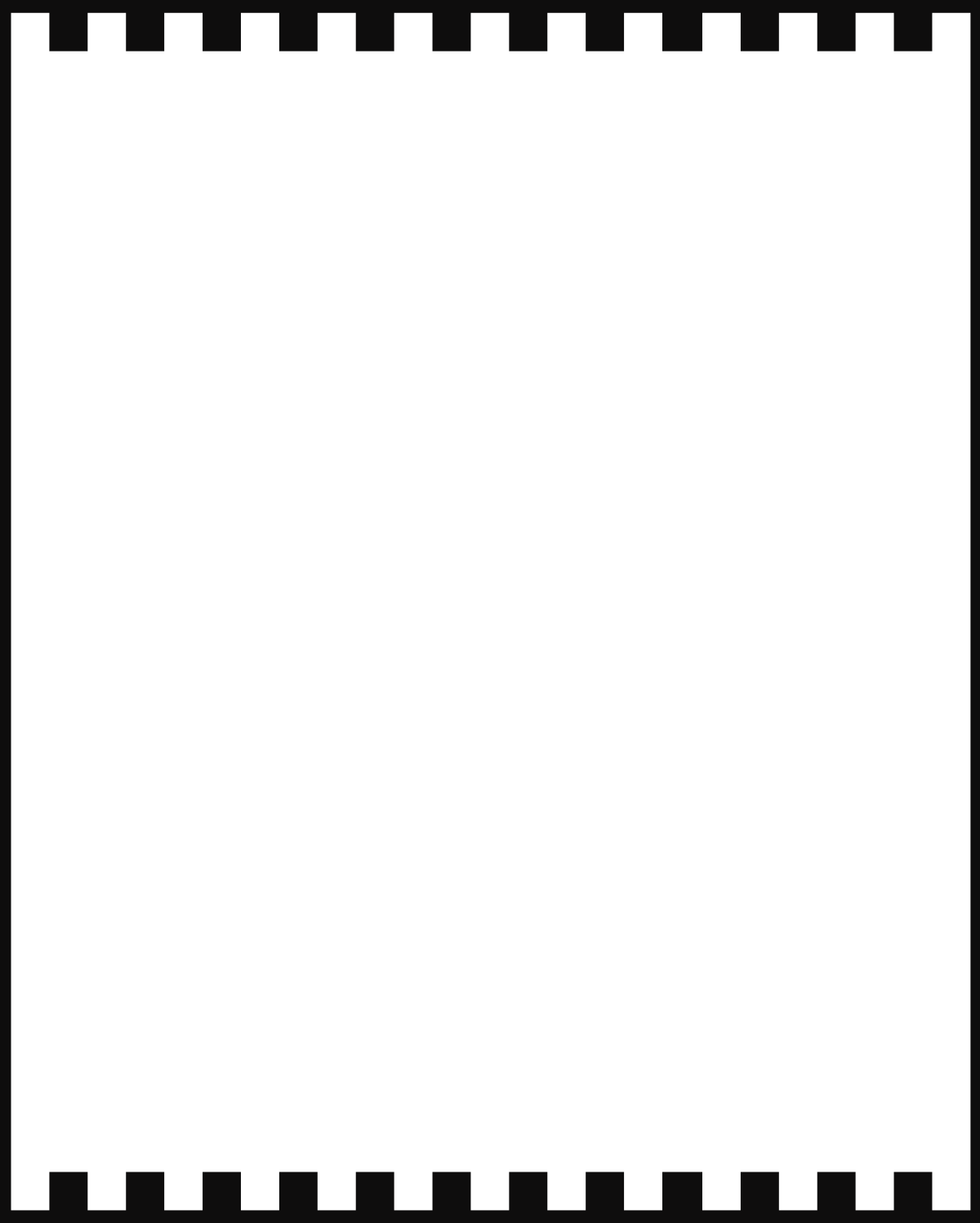 Square Frame Clipart with White Background - Decorative Borders and Frames