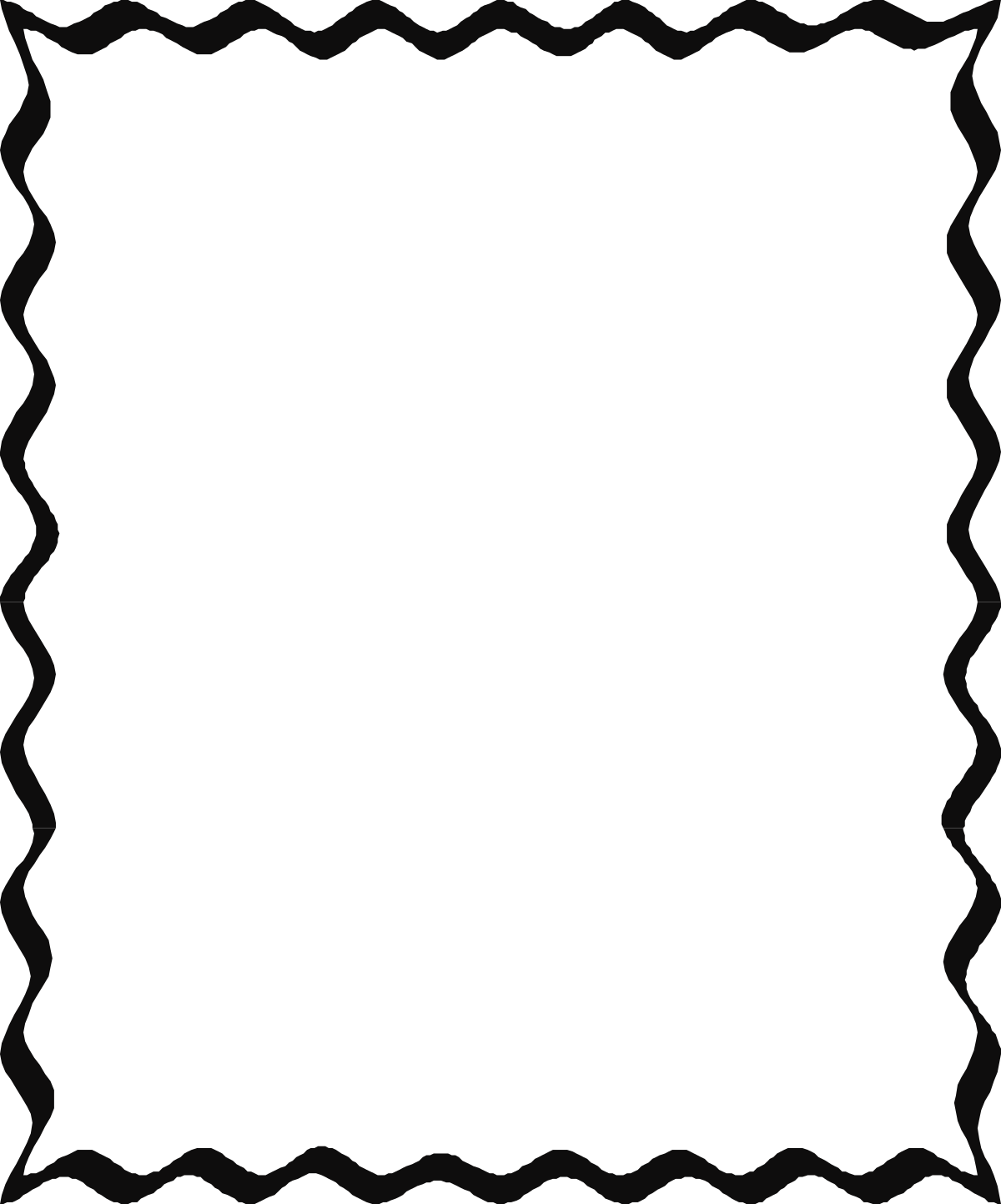 Black and White Square Frame Clipart - Stylish Borders for Your Designs