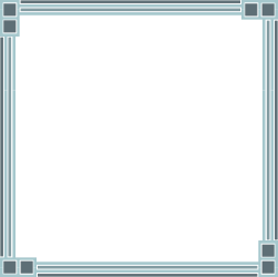 Art Deco Black and White Frame Clipart - Elegant Borders for Design