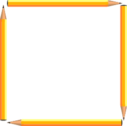 Borders and Business: Black Background Pencil Clipart