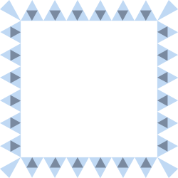 Square Frame with Triangles - Creative Clipart for Your Designs