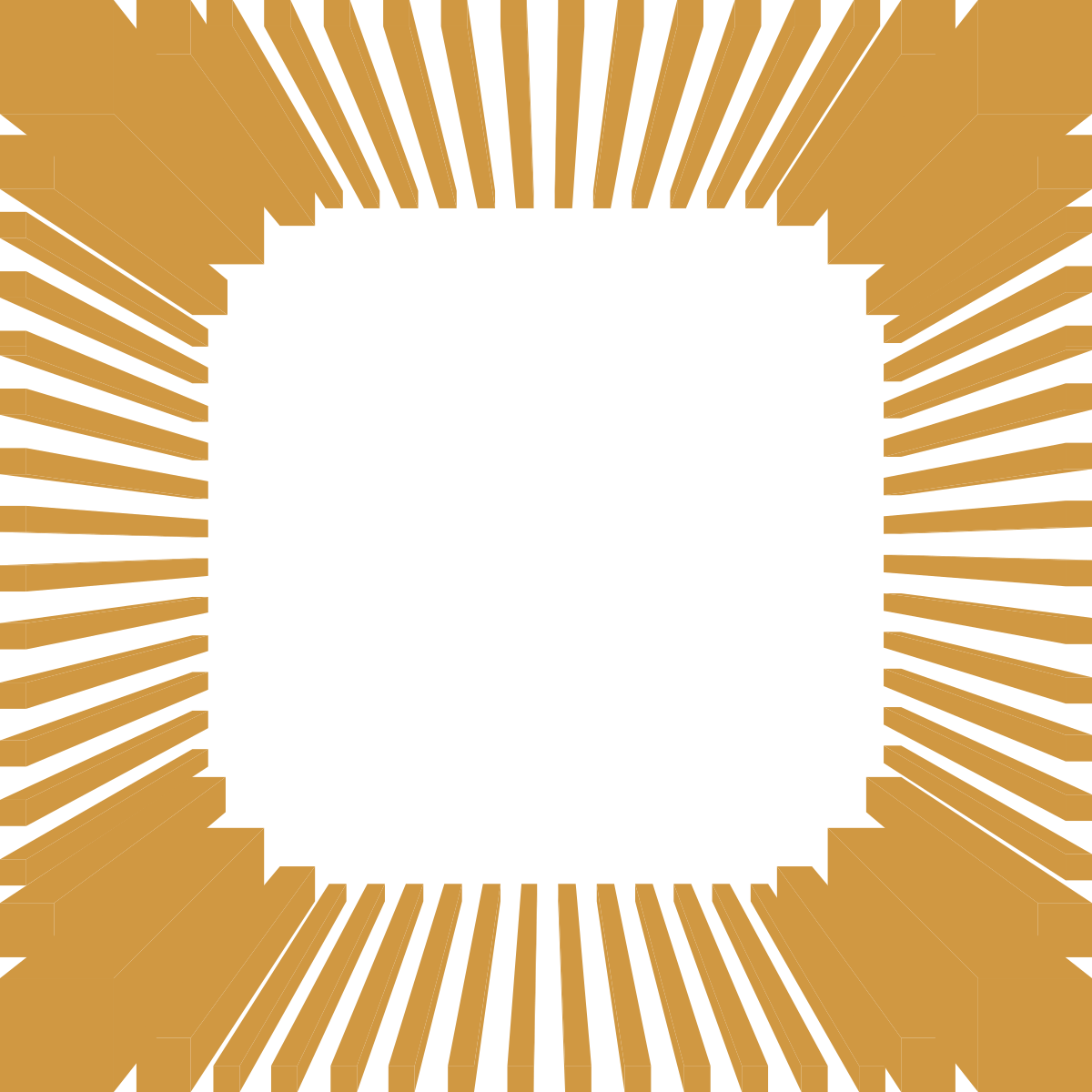 Vibrant Black and Yellow Sunburst Clipart for Eye-Catching Designs