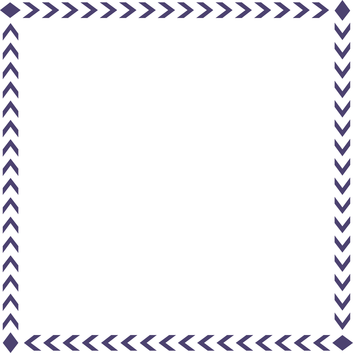 Purple Frame on Black Background Clipart for Creative Projects