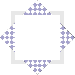 Checkered Square Clipart: Stylish Borders for Creative Designs