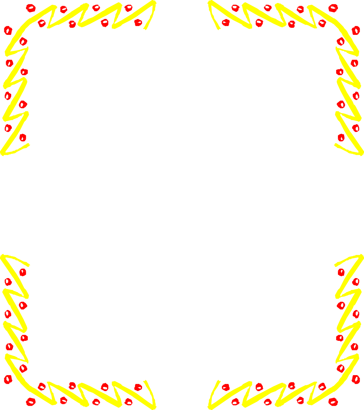 a yellow frame with red and yellow arrows clip art png transparent Yellow Frame with Red and Yellow Arrows Clipart for Leisure Designs
