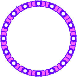 Circle of Circles Clipart - Unique Border Design for Creative Projects