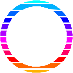 Rainbow Circle Clipart - Vibrant Circular Design for Creative Projects