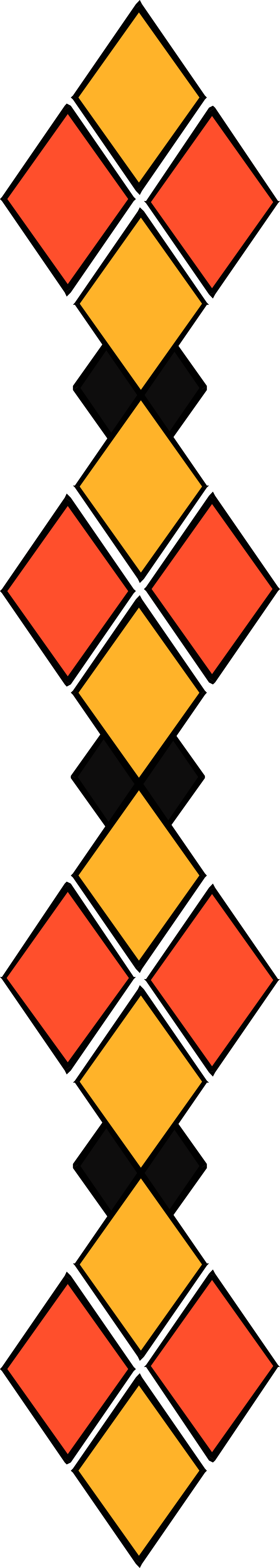 a yellow and red diamond pattern clip art png transparent Yellow and Red Diamond Pattern Clipart - Vibrant Borders and Bars Design
