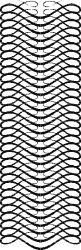 Wavy Lines Bordered Clipart - Elegant Black and White Patterns
