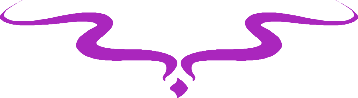 Purple Snake Clipart on Black Background - Ideal for Borders and Bars
